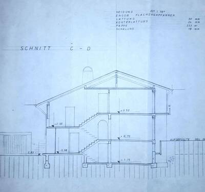 Schnitt Haus - 