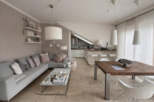 Wohn-Essbereich - 4 Zimmer Etagenwohnung zur Miete in Filderstadt