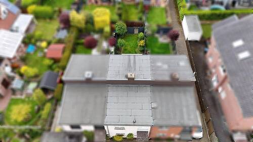 Luftbild Front - 4 Zimmer Reihenmittelhaus zum Kaufen in Dorsten