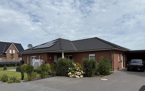 Referenzobjekt - Neubau-Bungalow in Schweiburg - Ruhiges Wohnen auf einer Ebene in Küstennähe!