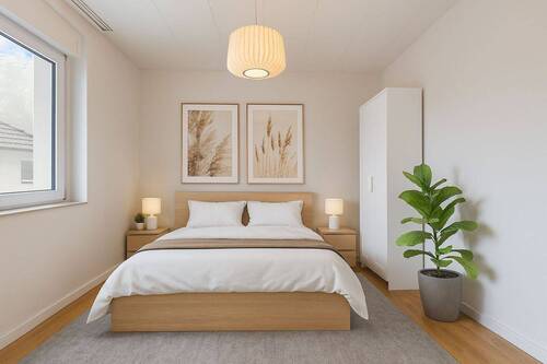 Visualisiertes Schlafzimmer EG - 