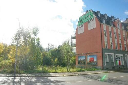 Ansicht von Strasse - Grundstück in Plauen