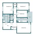 Grundriss Skizze - 