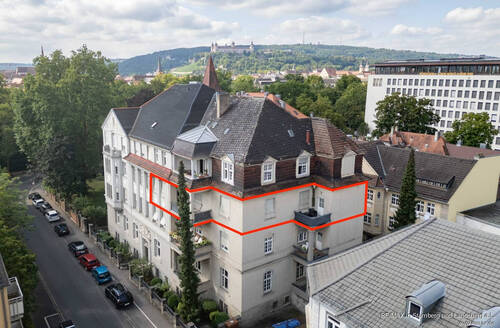 Lage der Wohnung im Vordergebäude - 