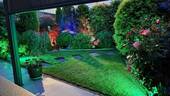 Garten abends - Reihenmittelhaus mit 125,00 m&sup2; in ALTDORF B. NUERNBERG zum Kaufen