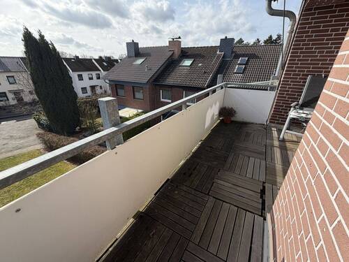 Balkon - 3 Zimmer Etagenwohnung in Appen
