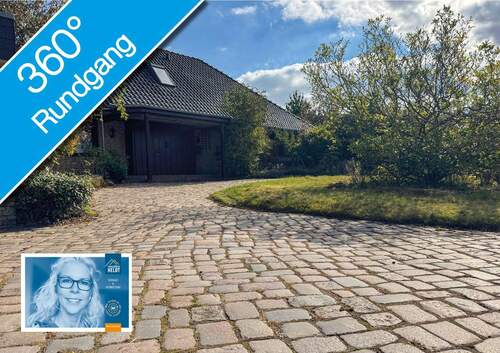 halbrunde Kopfsteinpflaster-Auffahrt - 6 Zimmer Etagenwohnung zum Kaufen in Ascheberg