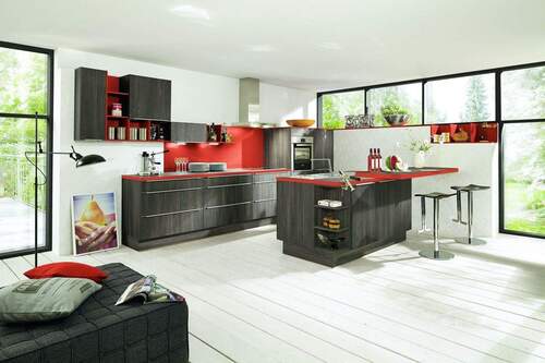 Moderne Küche mit viel Licht - 4 Zimmer Bungalow zum Kaufen in Lengenfeld Vogtland