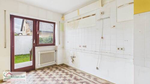 Küche mit Zugang zur Terrasse - 