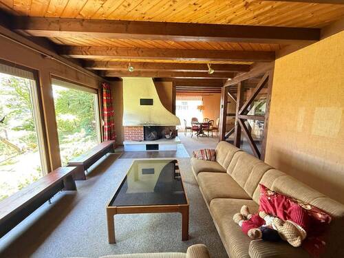 Wohnzimmer mit Kamin - 