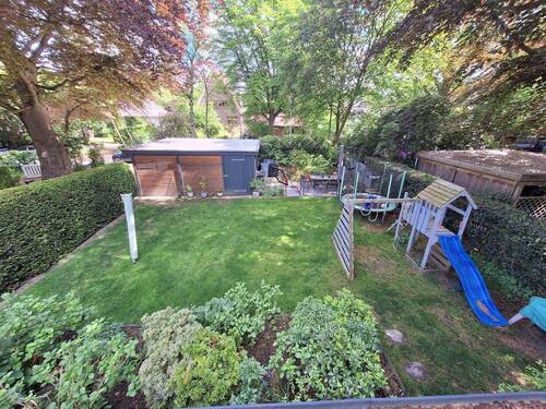 Blick in den Garten aus dem WZ - 