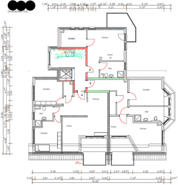Bitte Whg. 5 im Grundriss - Achtung: Neubauwohnung KfW 40, 2 ZiKüBad im Zentrum von Bad Salzuflen mit allen Vorzügen