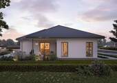 Hausansicht - moderner Bungalow zum Wohlfühlen auf Usedom inkl. Grundstück