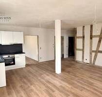 Stilvoll wohnen im historischen Ambiente - 3,5-Zimmer Hochparterre-Wohnung mit Balkon & sichtbarem Fachwerk