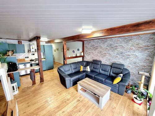 Whg. 1 - Küche + Wohnzimmer - 