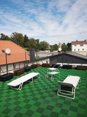 Blick von der Dachterrasse - 6 Zimmer Mehrfamilienhaus, Wohnhaus in Schöningen