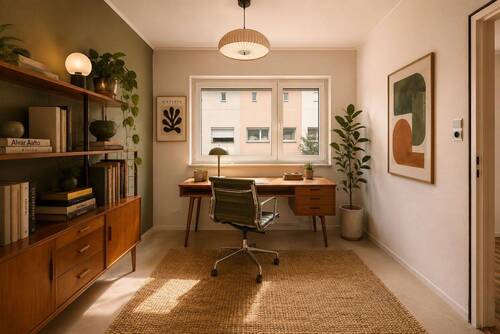 Arbeitszimmer (KI-generiert) - 
