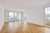 Wohnzimmer - Etagenwohnung mit 52,60 m² in München zum Kaufen