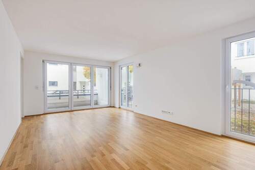 Wohnzimmer - Etagenwohnung mit 52,60 m² in München zum Kaufen