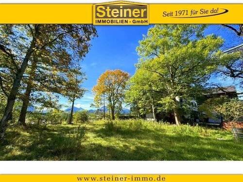 Blick auf das Grundstück - Traum Grundstücke in erhöhter Lage in der Nähe von Garmisch-Partenkirchen mit Gesamt 2.390 m²