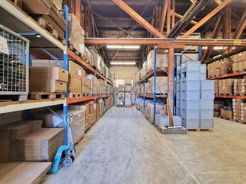 Ansicht 1 Lagerhalle - 