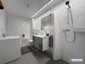Bad mit Dusche und Wanne - 