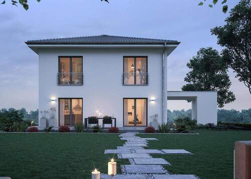 Terrassenansicht - 5 Zimmer Einfamilienhaus zum Kaufen in Schönwölkau OT Brinnis