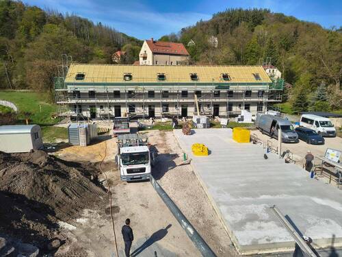 Blick auf die Baustelle - 