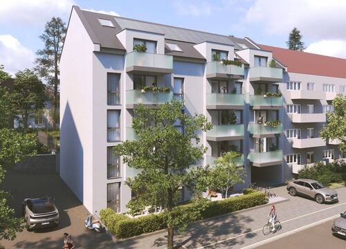 Südansicht - Etagenwohnung mit 97,80 m² in Nürnberg zum Kaufen