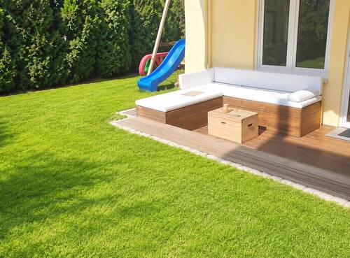 Garten - Helle 3-Zimmer-EG-Wohnung mit Terrasse & eigenem Garten in Notzingen