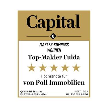 Zum sechsten Mal Auszeichnung als Top-Makler Fulda - 
