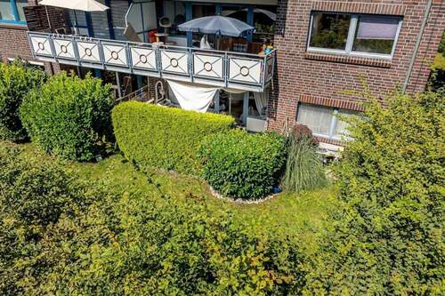 Detailblick Terrasse/Gartenanteil - Etagenwohnung mit 75,70 m&sup2; in Elmshorn zum Kaufen