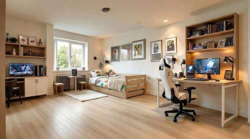 Zimmer 1 Einrichtungsvorschl - 3 Zimmer Etagenwohnung in Murnau