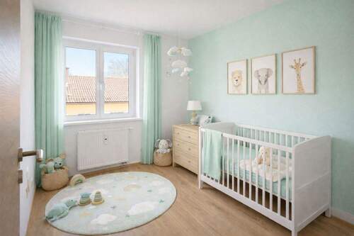 Zimmer 2 Einrichtungsvorschlag - Etagenwohnung mit 90,00 m&sup2; in Murnau zum Kaufen