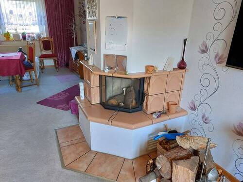 EG WOHNZIMMER-KAMIN. - 