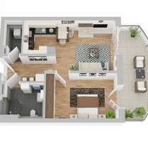 2 Zi.-Neubau-ETW mit KFW 55 Förderung !! OG 2.5 in Möss.-Öschingen - Mössingen / Öschingen