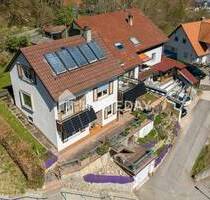 Gemütliches Einfamilienhaus in schöner Halbhöhenlage samt tollem Ausblick, Garten und Garage - Albstadt - Truchtelfingen