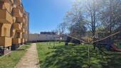 Rückansicht - 3ZKB in Leipzig Stötteritz mit Blick auf das Völkerschlachtdenkmal