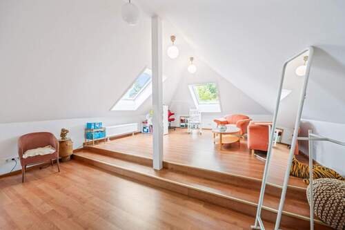 Schlafzimmer im Dachgeschoss - 