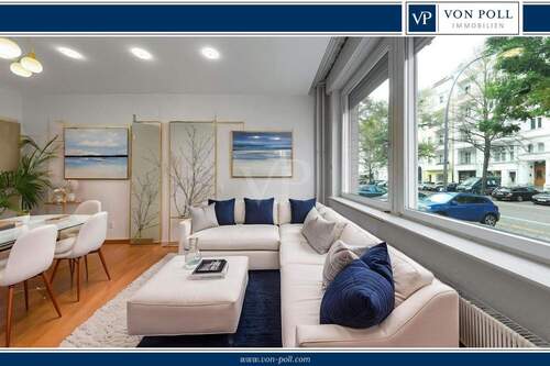 Bild 1 - Lichtdurchflutetes Apartment mit hohen Decken und Gartennutzung nahe Savignyplatz