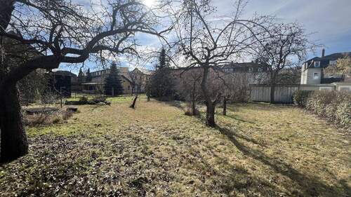 Blick in das Grundstück - Grundstück zum Kaufen in Dresden