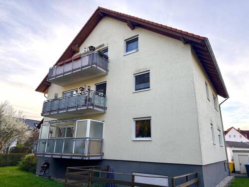 Gartenansicht - 4 Zimmer Etagenwohnung zum Kaufen in Diez