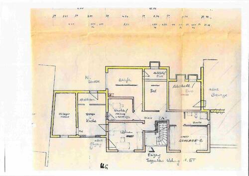 Raumaufteilungen UG - 