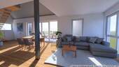 Visualisierung WohnenEssen - 4,5-Zimmer-Maisonette-Neubauwohnung mit Loggia in Aalen-Wasseralfingen
