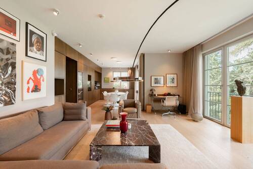 Wohnzimmer - AIGNER - Stil als Lebensweise: Exklusive Designer-Wohnung in Bogenhausen