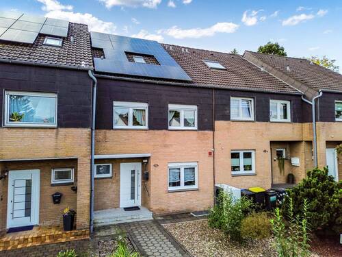 Vorderansicht - Modern & energieeffizient - Doppelhaushälfte in zentraler Lage!
