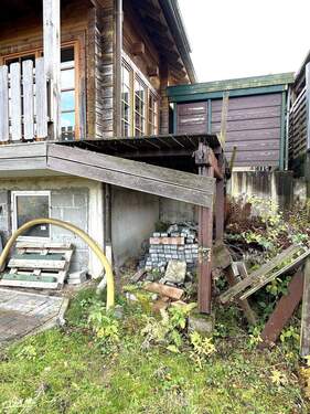 Beschädigte Terrasse - 