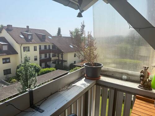 Blick vom Balkon - 