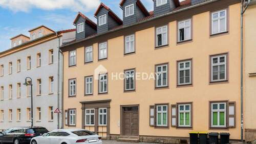 Außenansicht 1 - Kompakt & gepflegt: 2-Zimmer-Wohnung mit Gemeinschaftsgarten in der Erfurter Altstadt