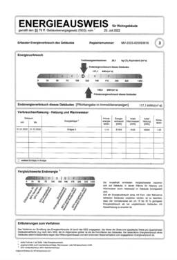 Energieausweis - 